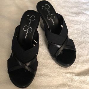 Jessica Simpson platform wedge sandals